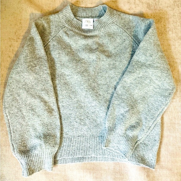 Zara kids knit grey sweater - Picture 1 of 1